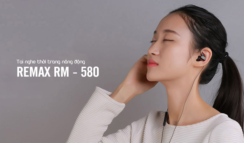 Tai nghe in ear thời trang Remax RM - 580 slide1